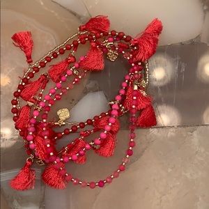 Kendra scott red Julie bracelets